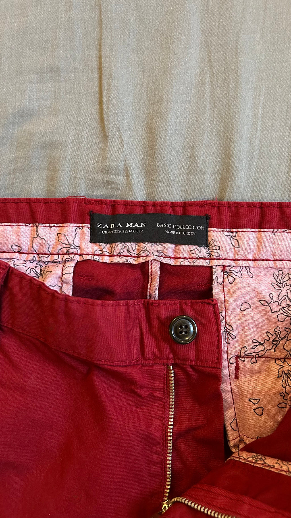 Maroon chinos