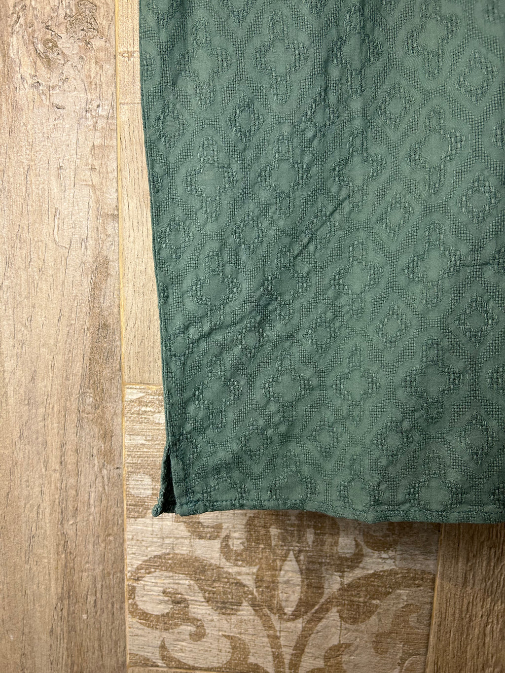 Green Embroidered Shirt