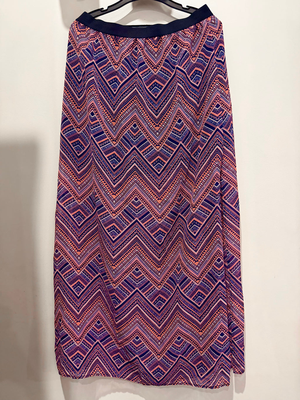 Pink printed skirt