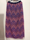 Pink printed skirt