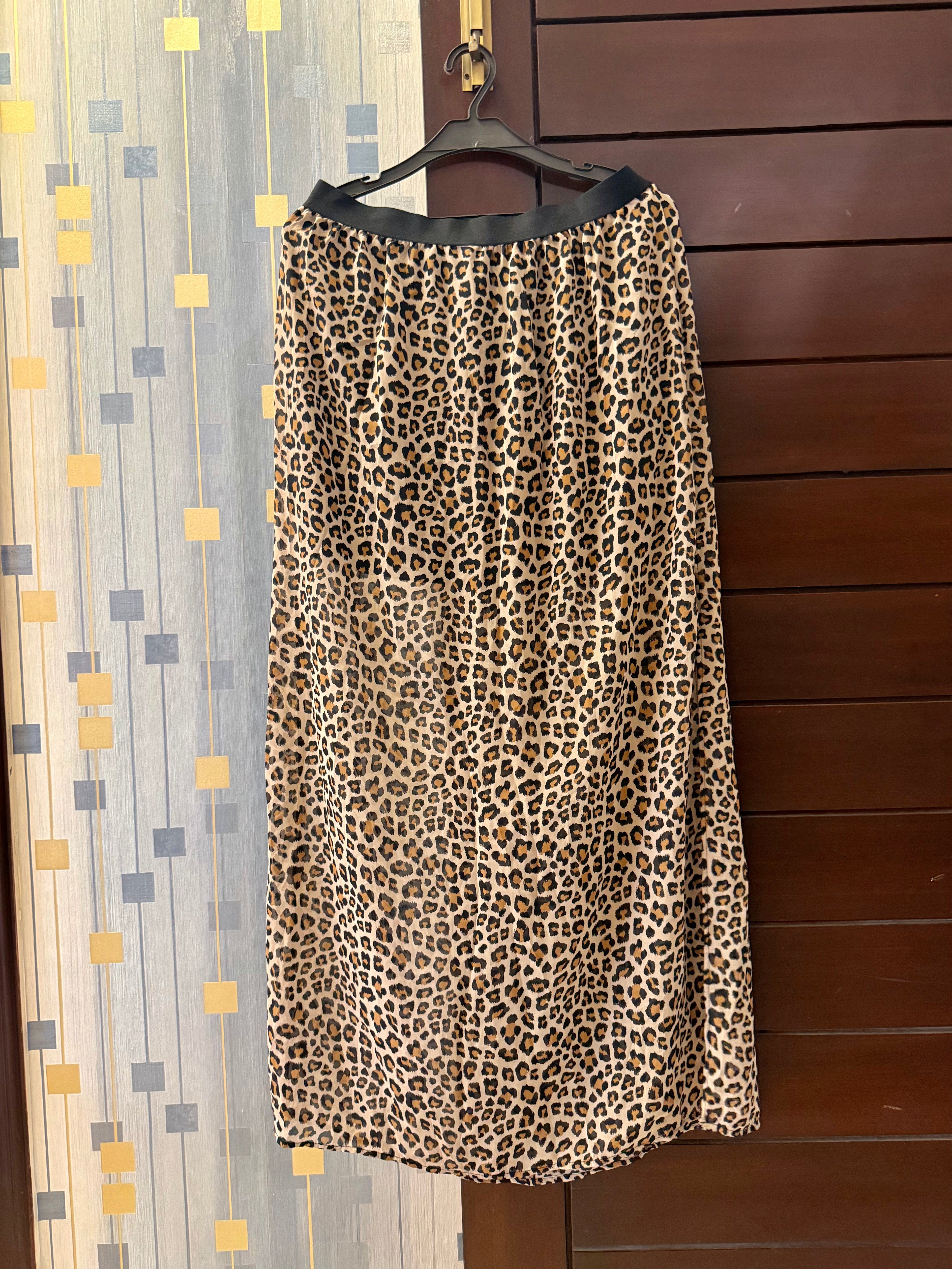 Cheetah Print Skirt