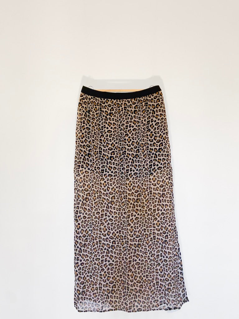 Cheetah Print Skirt