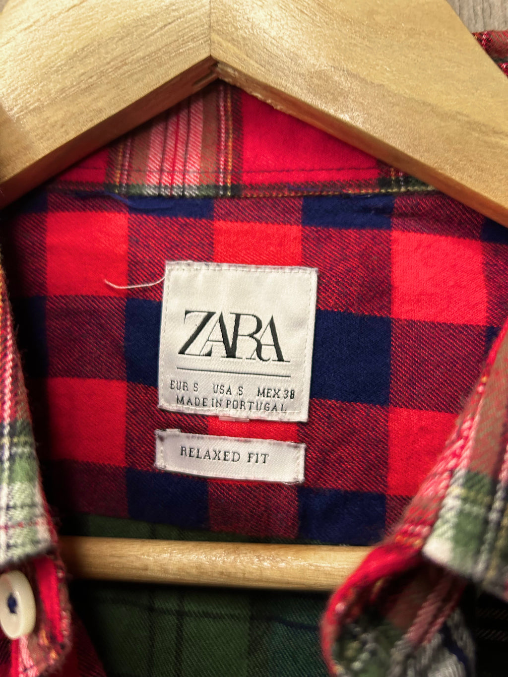 Checkered Zara Man button down