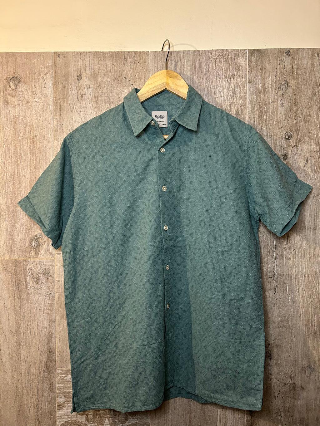 Green Embroidered Shirt