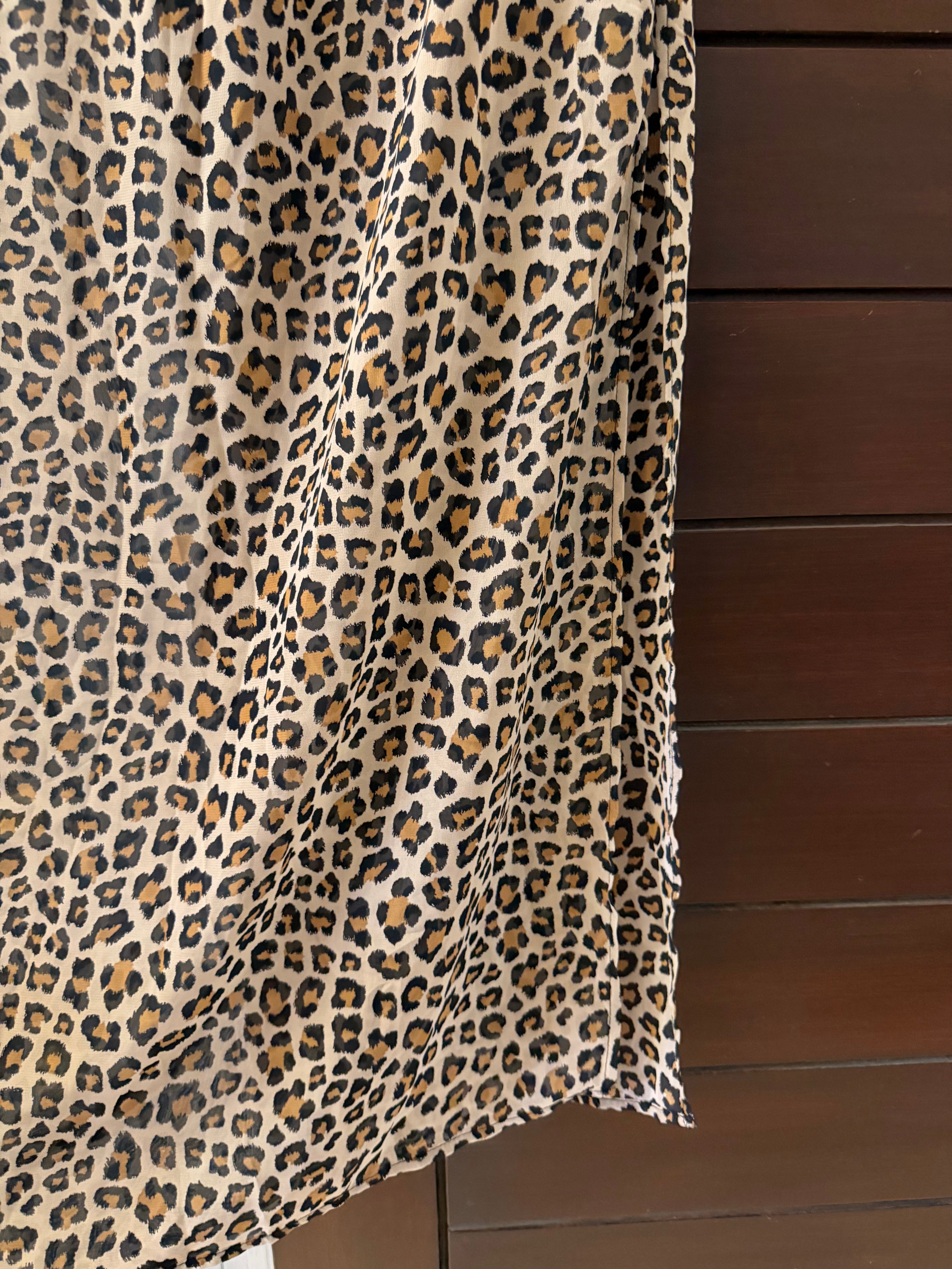 Cheetah Print Skirt
