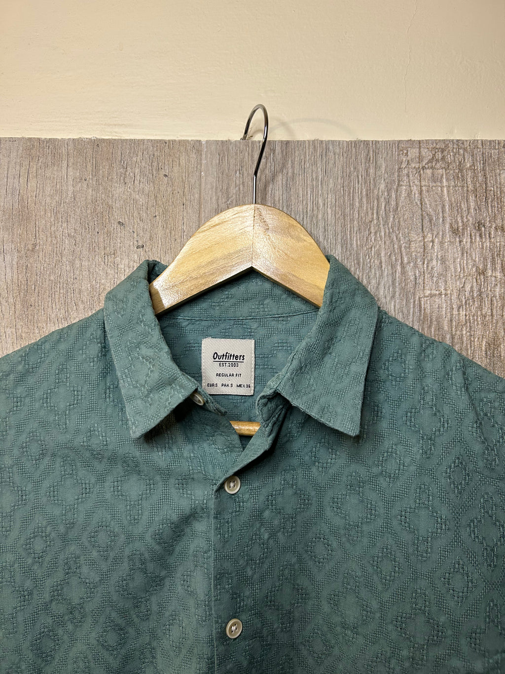 Green Embroidered Shirt