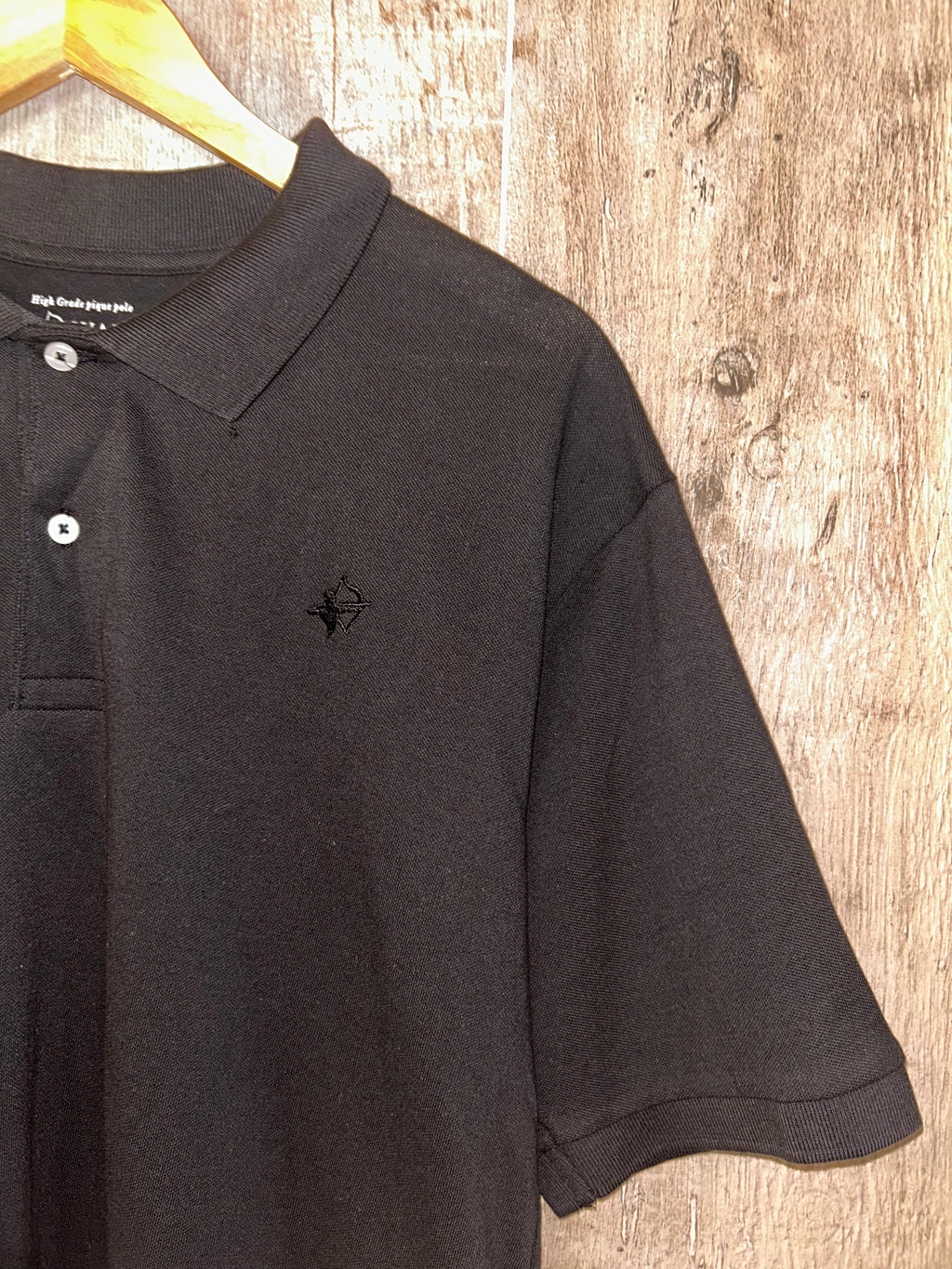 IVAR Black Polo Shirt