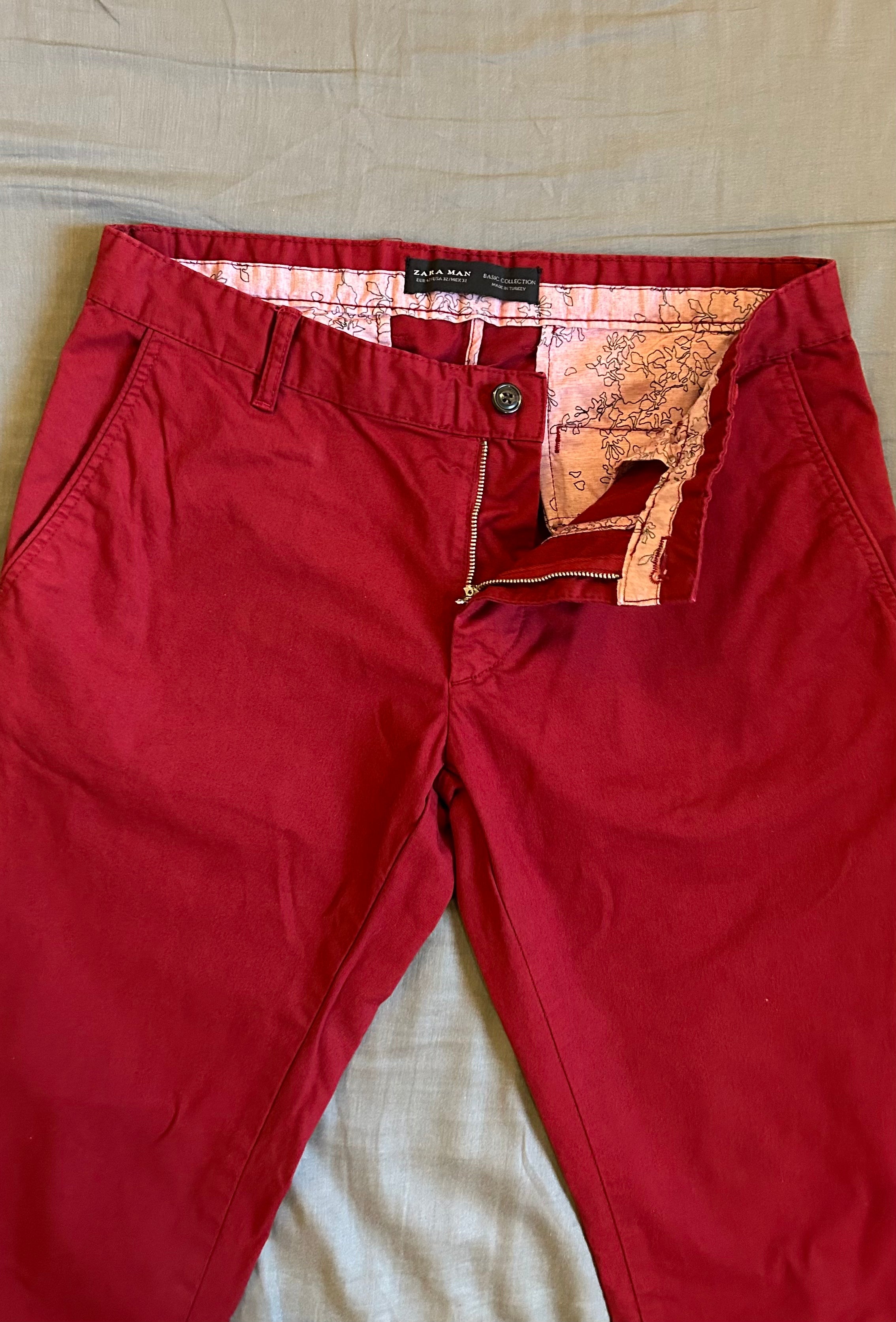 Maroon chinos