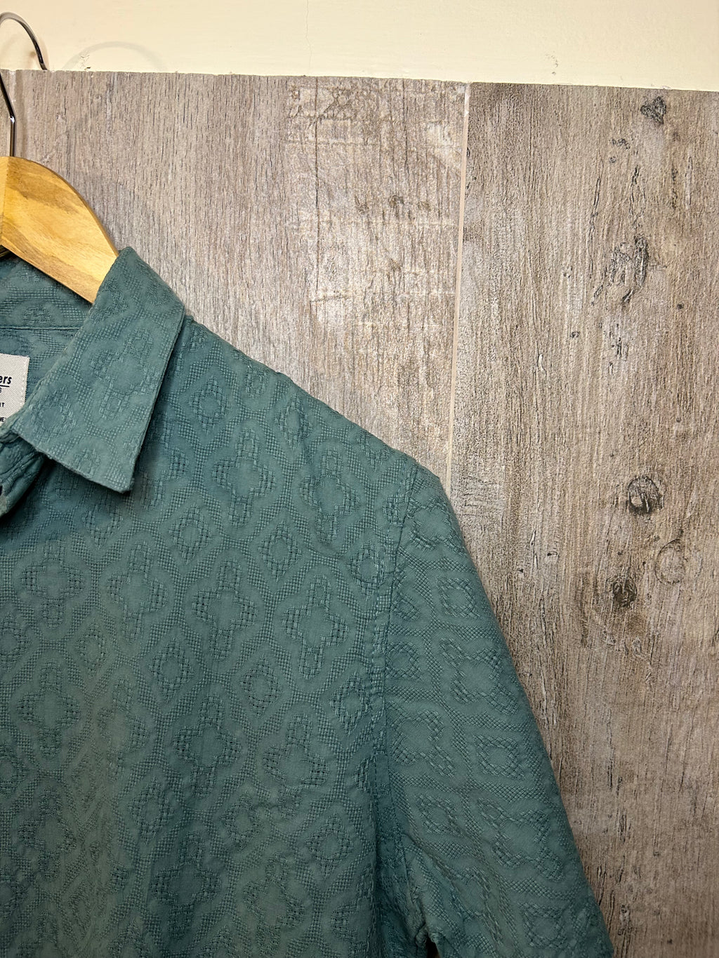 Green Embroidered Shirt