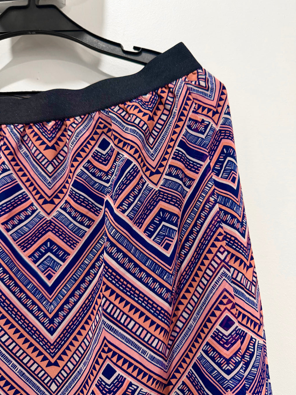 Pink printed skirt