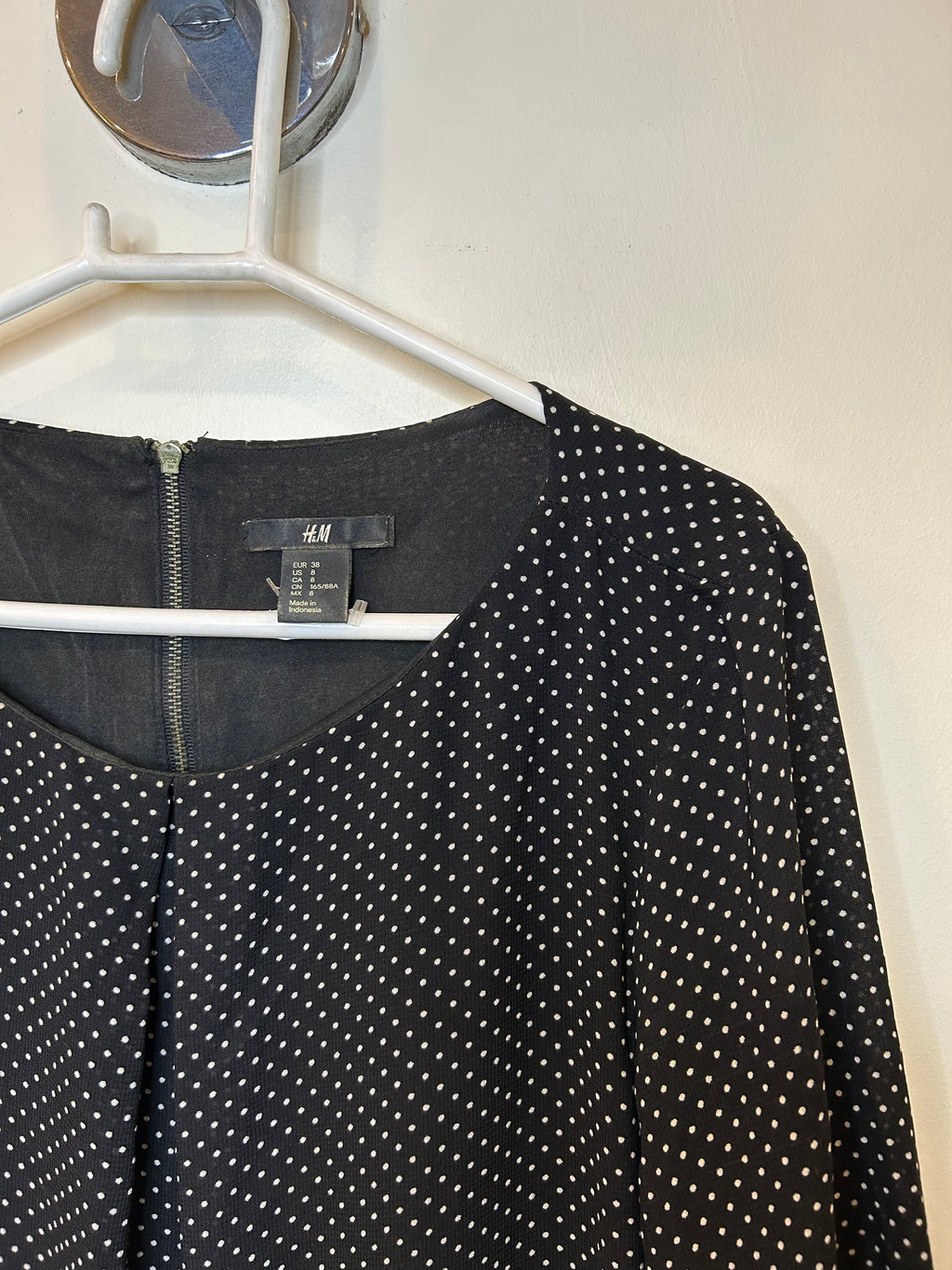Black Polka Dot Shirt