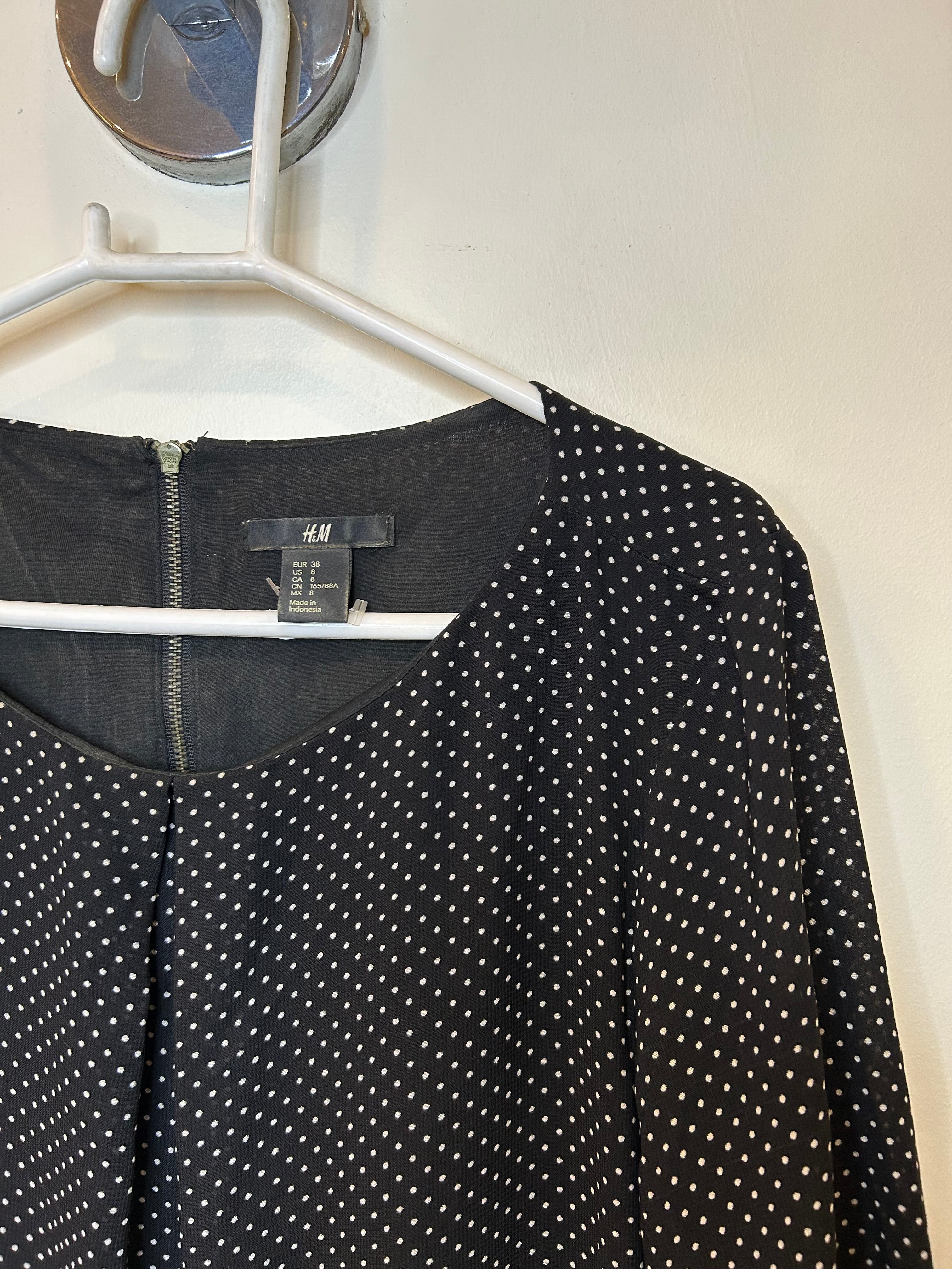 Black Polka Dot Shirt