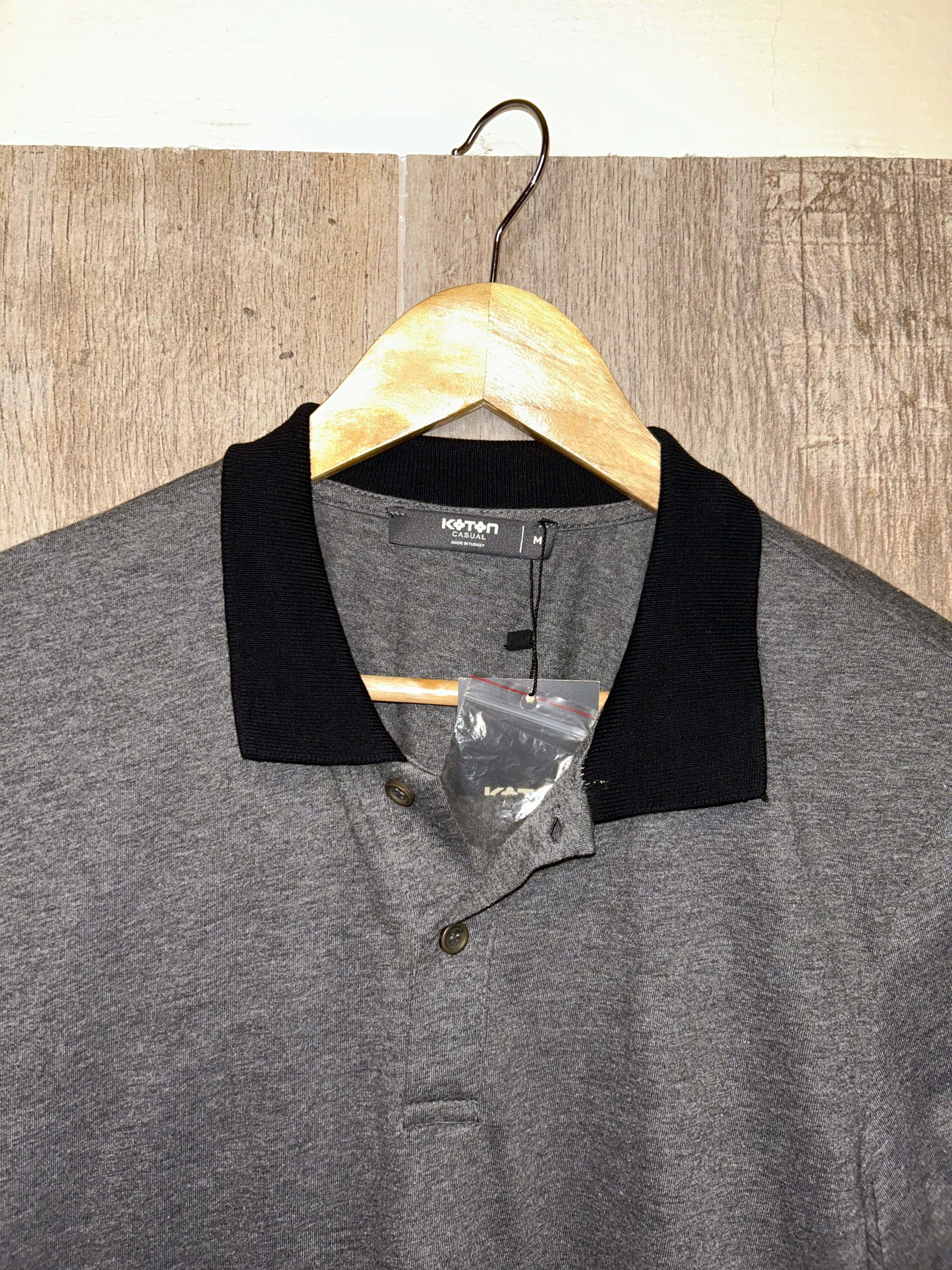 Grey Slim Fit Polo Shirt