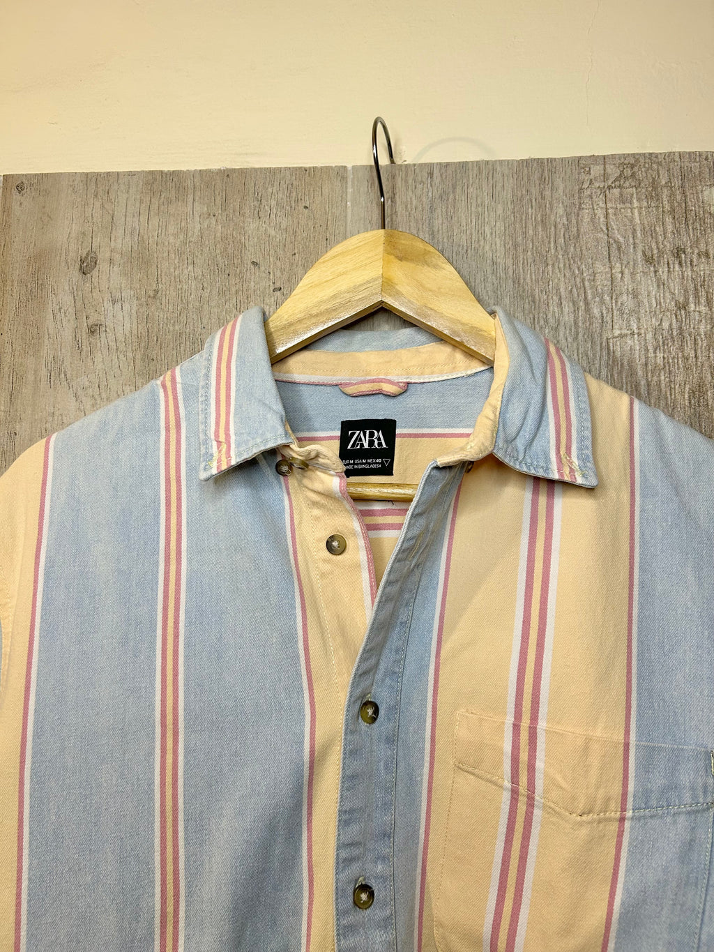 Zara Striped Pastel Shirt