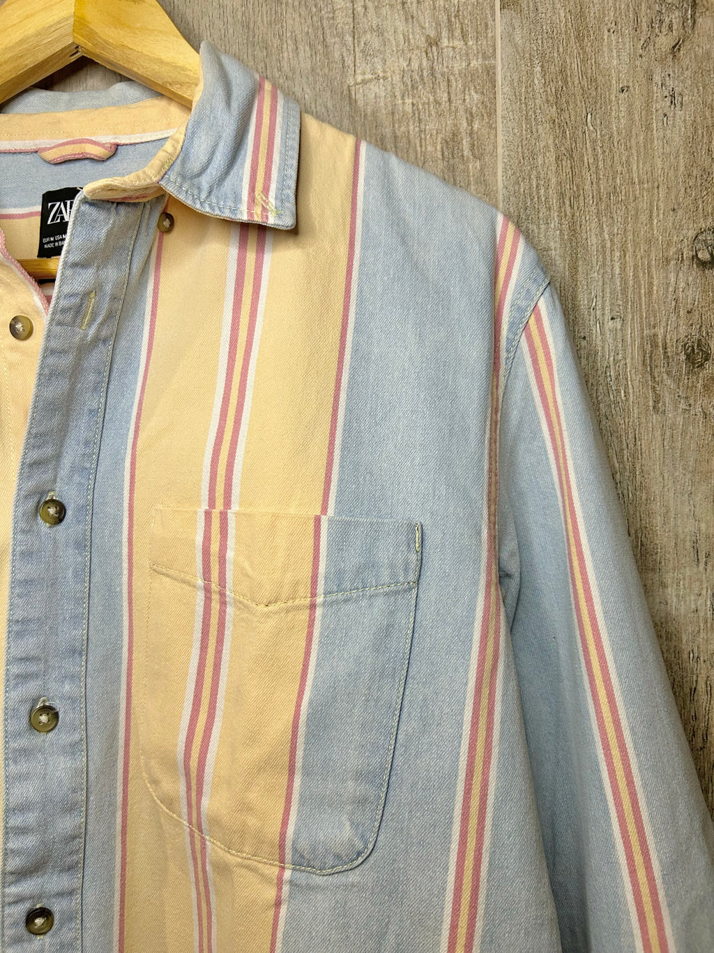 Zara Striped Pastel Shirt