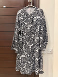 Ethnc 2-pc Casual Black and White dress