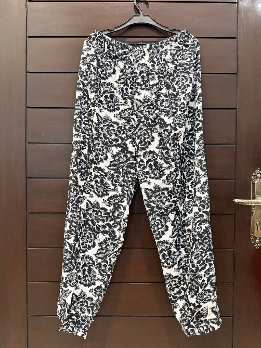 Ethnc 2-pc Casual Black and White dress