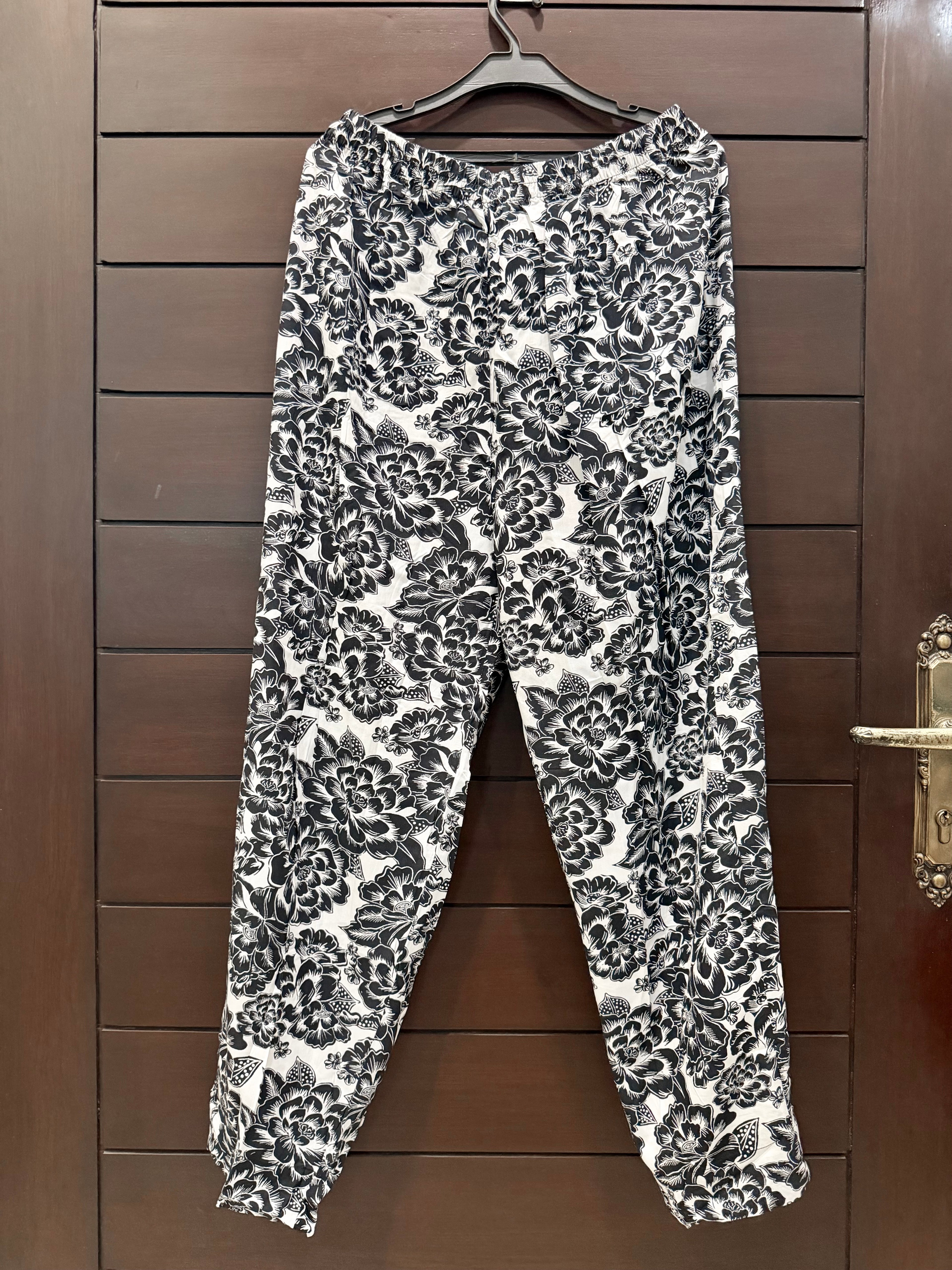 Ethnc 2-pc Casual Black and White dress