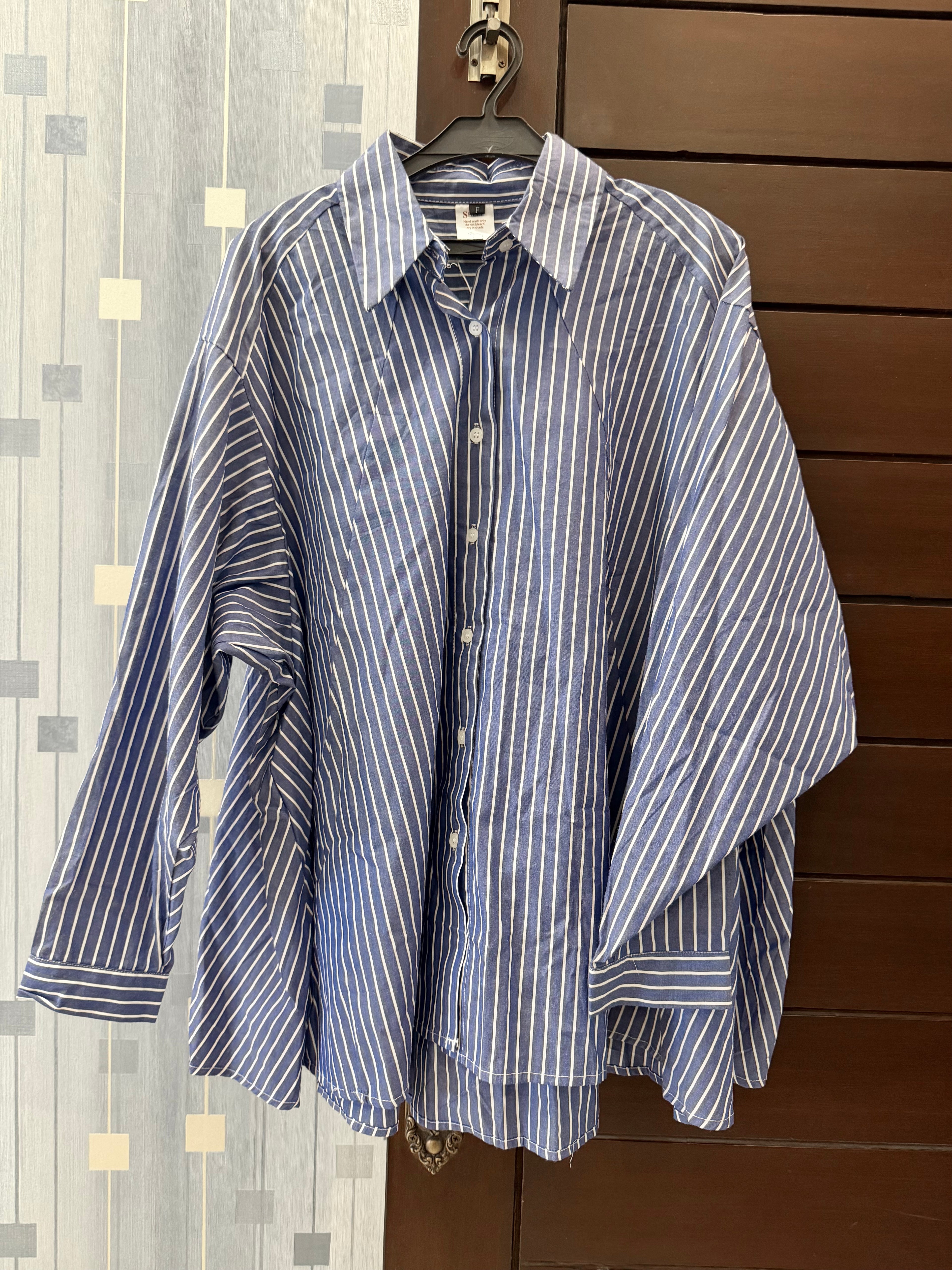 Oversized Striped Top